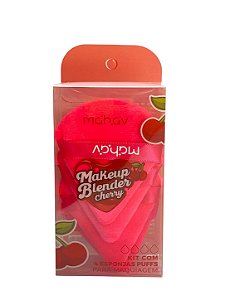 Kit Esponja Para Pó Cherry | Mahav