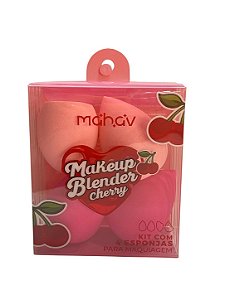 Kit De Esponja Makeup Blender Cherry | Mahav