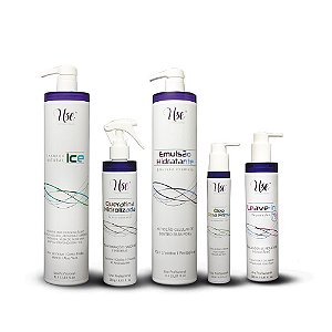 KIT QUERATINIZAÇÃO / RECUPERA OS AMINOÁCIDOS PROMOVENDO FORÇA E BRILHO INTENSO.