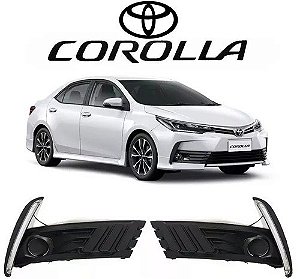 Par Moldura Daylight Drl Led Corolla Seta 2017 2018 2019