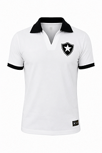 Camisa Retrô Botafogo Nilton Santos Branca