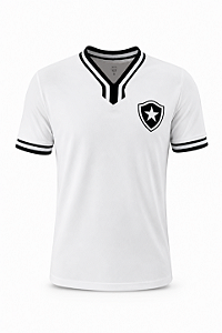 Camisa Retrô Botafogo Vintage Branca