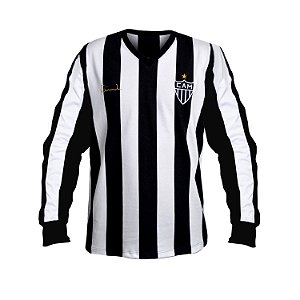 Camisa Retrô Atlético Mineiro 1976 Reinaldo Manga Longa