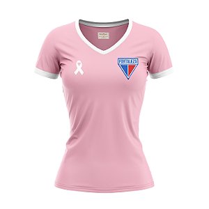 Camisa Retrô Feminina Fortaleza Outubro Rosa