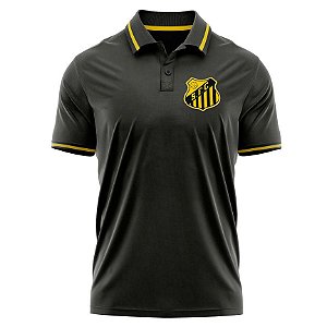 Camisa Retrô Santos Polo Ouro