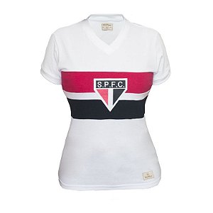 Camisa Retrô Feminina São Paulo 1980