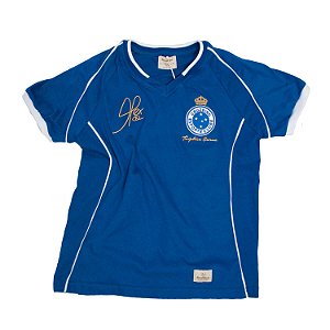 Camisa Retrô Juvenil Cruzeiro 2003 Tríplice Coroa Alex