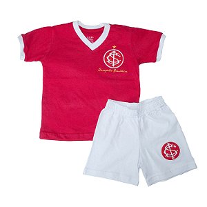 Kit Infantil Camisa Retrô Internacional 1975