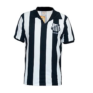 Camisa Retrô Santos Bimundial Listrado 62/63