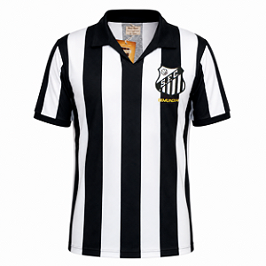 Camisa Retrô Santos Bimundial Listrado 62/63