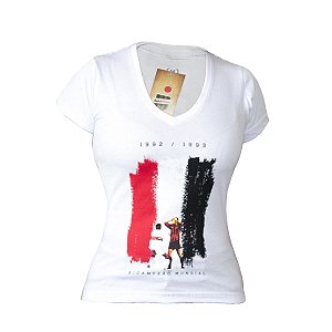 Camisa Retrô Feminina Camisa Casual São Paulo Bimundial 92/93