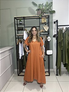 Vestido em linho