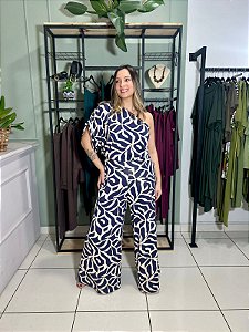Calça com bolsos em malha viscolycra