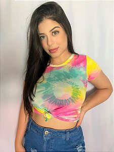 Camiseta tie dye