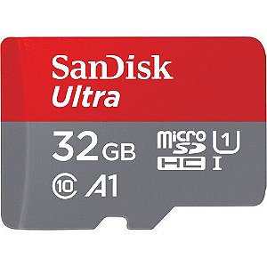 Cartão de Memória Sandisk Micro 32GB Ultra 120MBs