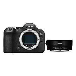 Camera Canon EOS R6 Mark II Corpo c/Adaptador - Loja Câmera