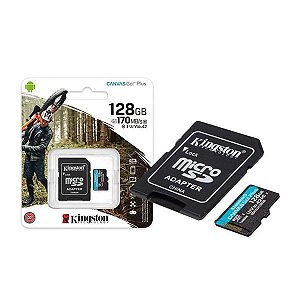 Cartão de Memória Kingston Micro SD 128Gb 170MBs