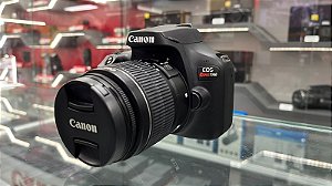 Câmera Canon T100 c/ lente 18-55mm- Usada aprox 2k de cliques