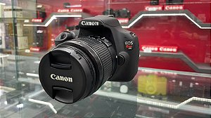 Câmera Digial Canon T5 c/ lente 18:55mm- Usada c/ menos de 100 cliques