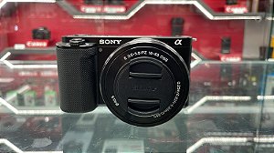 Câmera Digital Sony ZV-E10 Corpo c/Lente E 16:50mm OSS - Usada