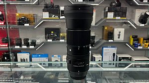 Lente Sigma 150:600mm F/5.6-3 DG p/Canon - Usada em Perfeito Estado