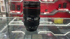 Lente Canon EF 24‑105mm f/4L IS II USM - Usada em Perfeito Estado