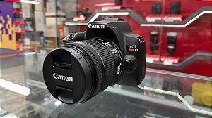Câmera Canon SL3 c/ lente 18-55mm IS STM - Seminova aprox. 23 mil cliques