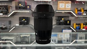 Lente Sigma 16mm f/1.4 DC DN Contemporary para Sony E – Usada