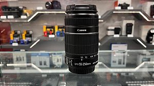 Lente Canon EF-S 55:250mm IS II - Usado em Excelente Estado