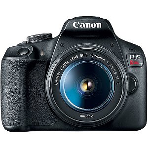 Camera Canon EOS T7+ com Lente EF-S 18:55mm IS II