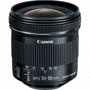 Lente Canon EFS 10-18mm f/4.5-5.6 IS STM