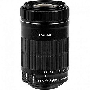 Lente Canon EFS 55-250mm f/4.5-6 IS STM