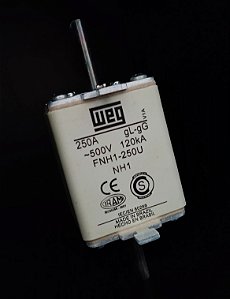 FNH1-250U Fusivel T1 250a 500vca 120ka - WEG