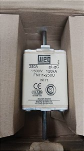 FNH1-250U Fusivel T1 250a 500vca 120ka  - WEG