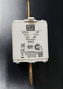 FNH2-630K-A Fusivel Ultrarrapido  630a 100ka/690vca  - WEG