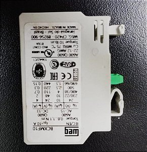 BCXMF-10 Bloco Contato Auxiliar Frontal 1na - WEG