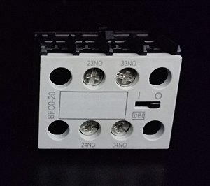 BFC0-20 Bloco Contato Auxiliar Frontal 2 Na Cwc07 A Cwc016	 - WEG