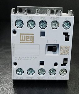 CWCA0-22-00C03 Minicontator Auxiliar 10a Em Ac14 E Ac15/230v 2na-2nf 24 Vcc - WEG