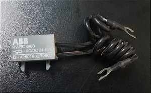 GHV2501902R0002 Supressor de surtos rv-bc6/60, dc operação 24 ... 60 v dc - ABB
