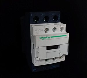 LC1 D32BD Contator Tripolar 32a Com Bobina Em 24 Vca Tesys D (32a/24vcc) - SCHNEIDER
