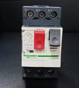 GV2ME05 Disjuntor Termomagnético Tesys Gv2 3p 0,63 A 1A Até 690v 50/60hz Acionamento Por Botão - SCHNEIDER