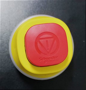 ZB5AS84W00 Cabeçote Botão De Emergência, 22mm, Girar Para Destravar  - SCHNEIDER