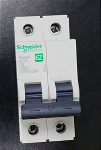 EZ9F33206 Disjuntor Termomagnético Easy9 2p 6a Curva C 3ka 400v - SCHNEIDER