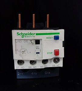 LRD08 Relé Sobrecarga Térmico 690 V 2,5 A 4 A - SCHNEIDER (Novo com avaria)