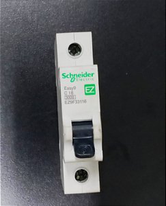 EZ9F33116 Disjuntor Termomagnético Easy9 1p 16a Curva C 3ka 230v - SCHNEIDER