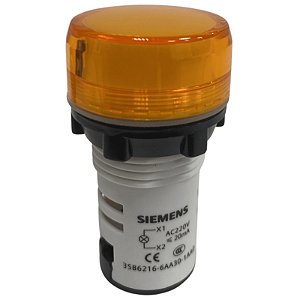 3SB6210-6AB30-1AA0 Sinaleiro Monobloco Plástico 125vca /Cc - Am - SIEMENS