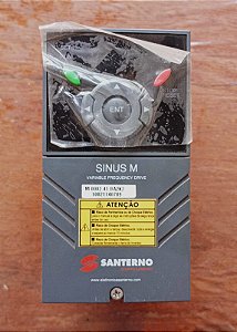 SINUS M 0002 4T BA2K2 Inversor De Frequência 1-1 2,5cv 2,5a Trifásico 380-460v - SANTERNO