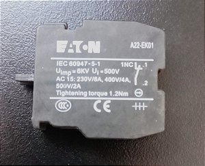 A22-EK01 Bloco Contato Fim Curso 1nf Seg - EATON