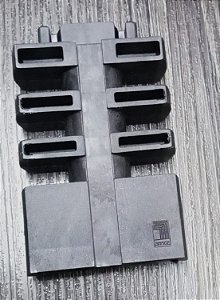 SV 9676.186 Estabilizador Para Conjunto De Conexão, Para Largura De Gabinete 600 Mm, 2 Perfis De Reforço - RITTAL