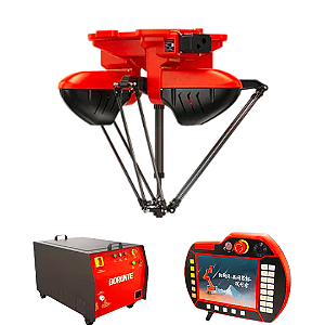 ALPHA1608A Robô paralelo (4 eixos), carga máxima de 8 kg - BORUNTE